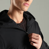 Men's All-Weather Water-Repellent Hoodie Jacket with Thumb hole