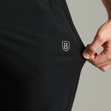 Men's Workleisure Pants with Knee Pleat & Double Button Zipper Closure