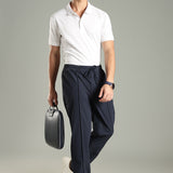Men's Pintuck Stylish workleisure pant with elasticated drawstring