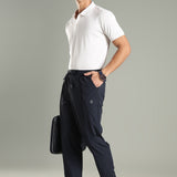 Men's Pintuck Stylish workleisure pant with elasticated drawstring