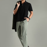 Men's Pintuck Stylish workleisure pant with elasticated drawstring