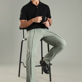Men's Pintuck Stylish workleisure pant with elasticated drawstring