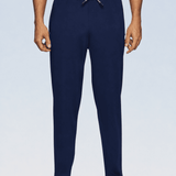 Men side pocket with Zipper closing and outside Drawstring Track Pants