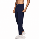 Men side pocket with Zipper closing and outside Drawstring Track Pants