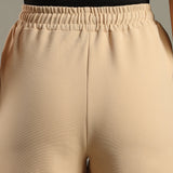 Women Shorts With Stylish Zipper Pocket At Both Sides