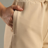 Women Shorts With Stylish Zipper Pocket At Both Sides