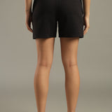 Women Shorts With Side Pocket With Zipper Closure