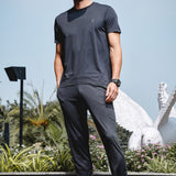 Lightweight Wrinkle Resistant Polyester Co-Ord Set for Men - Domin8