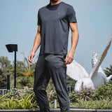 Lightweight Wrinkle Resistant Polyester Co-Ord Set for Men - Domin8
