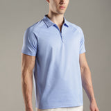 Men Stylish Polo With Zipper Closure