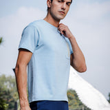 Men’s Round Neck soft cotton shrinkage resistant stretchable T Shirt