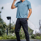Men's Super Comfy raglan sleeve casual T shirt with chest pocket