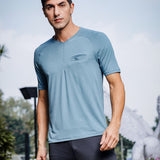 Men's Super Comfy raglan sleeve casual T shirt with chest pocket