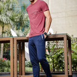 Men's Super Stylish Organic Cotton T Shirt with Printed Chest Pocket