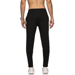 Men's black track pants with zipper pocket – secure and functional design