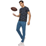 Men's blue active pants – ideal for gym and casual wear
