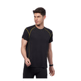 Men's Training T-Shirt with Flat Lock Contrast color stitch