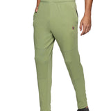 Pista green zipper pocket track pants – practical and stylish