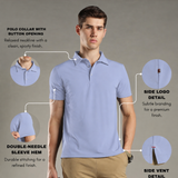 Men Stylish Polo With Button Closure