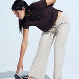 Women’s  Tipping Drawstring Wide Leg Track Pant