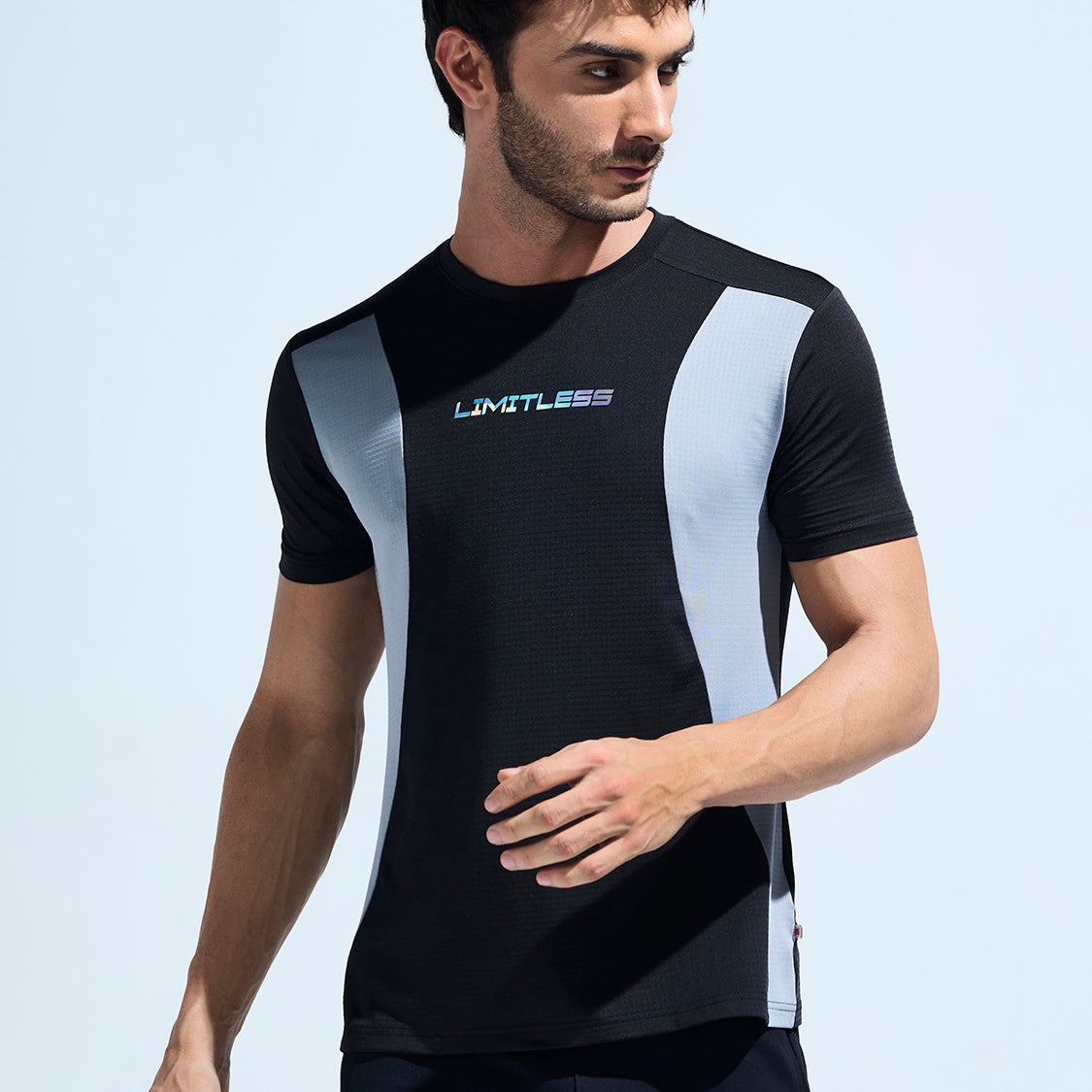 Men's Cut And Sew Hologram T-Shirt