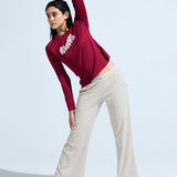 Women’s  Tipping Drawstring Wide Leg Track Pant