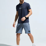 Men’s Cut & Sew Side Zipper Shorts