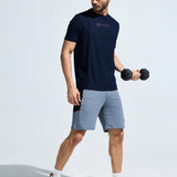 Men's Pintuck T Shirt With  Multi Reflector Print On Chest