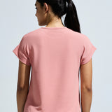 Women’s High Low Graphic Print Top
