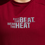 Women's  Round Neck T Shirt With Reflective Print