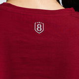 Women's  Round Neck T Shirt With Reflective Print