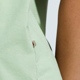 Women’s Raglan Sleeve Graphic Long Top with Curve Hem