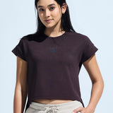 Women’s High Low Graphic Print Top