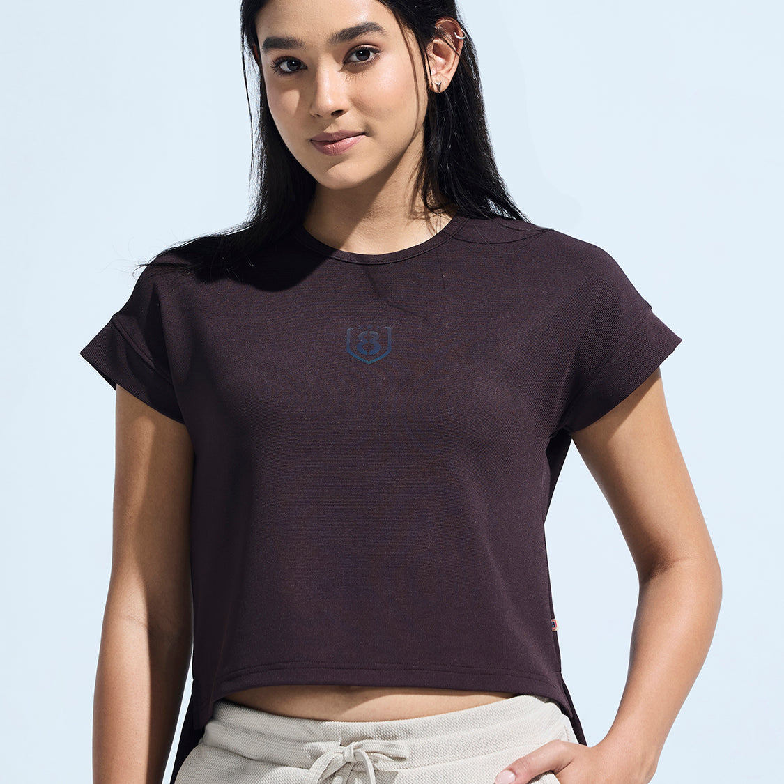 Women’s High Low Graphic Print Top