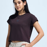 Women’s High Low Graphic Print Top