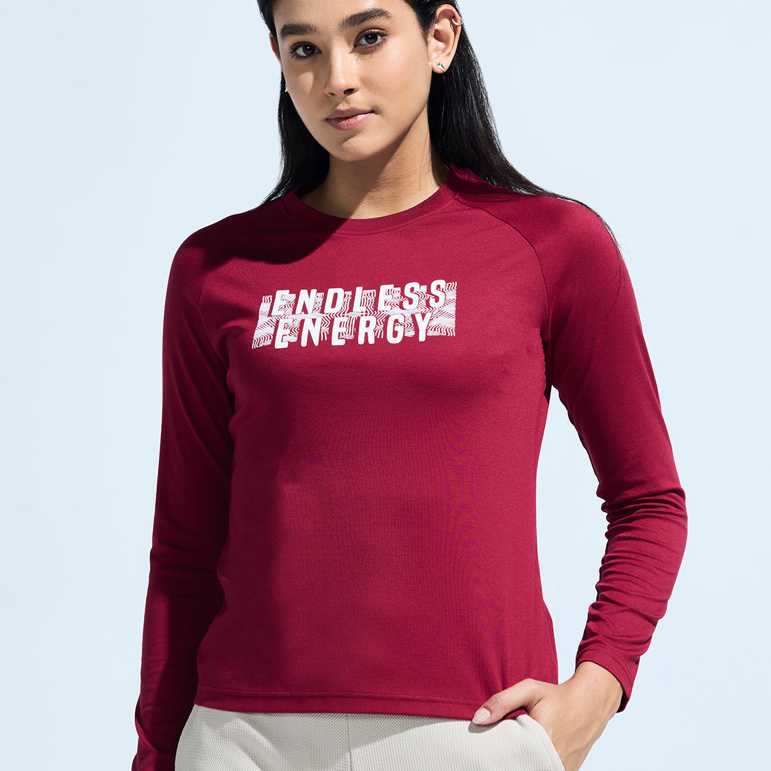 Women’s Raglan Sleeve Graphic T Shirt