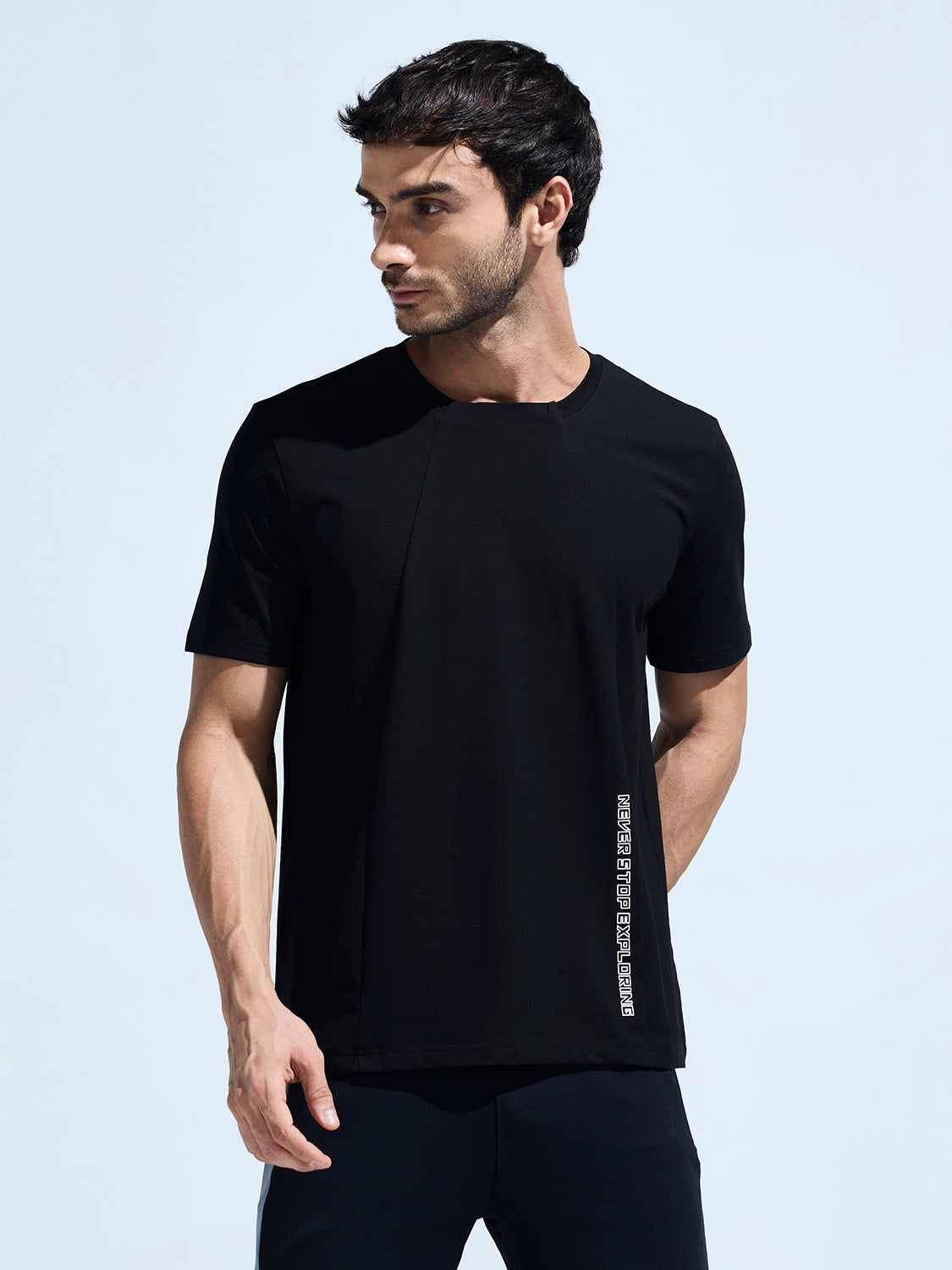 Men’s Cut & Sew T Shirt With Hd Print