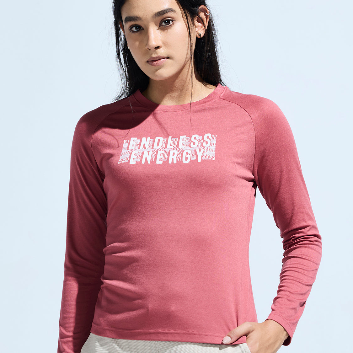 Women’s Raglan Sleeve Graphic T Shirt