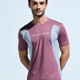 Men’s Cut & Sew T Shirt With Chest Print ( Hd Sticker Print )