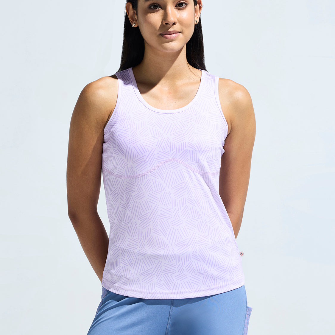 Women's Razor Back Printed Tank Top