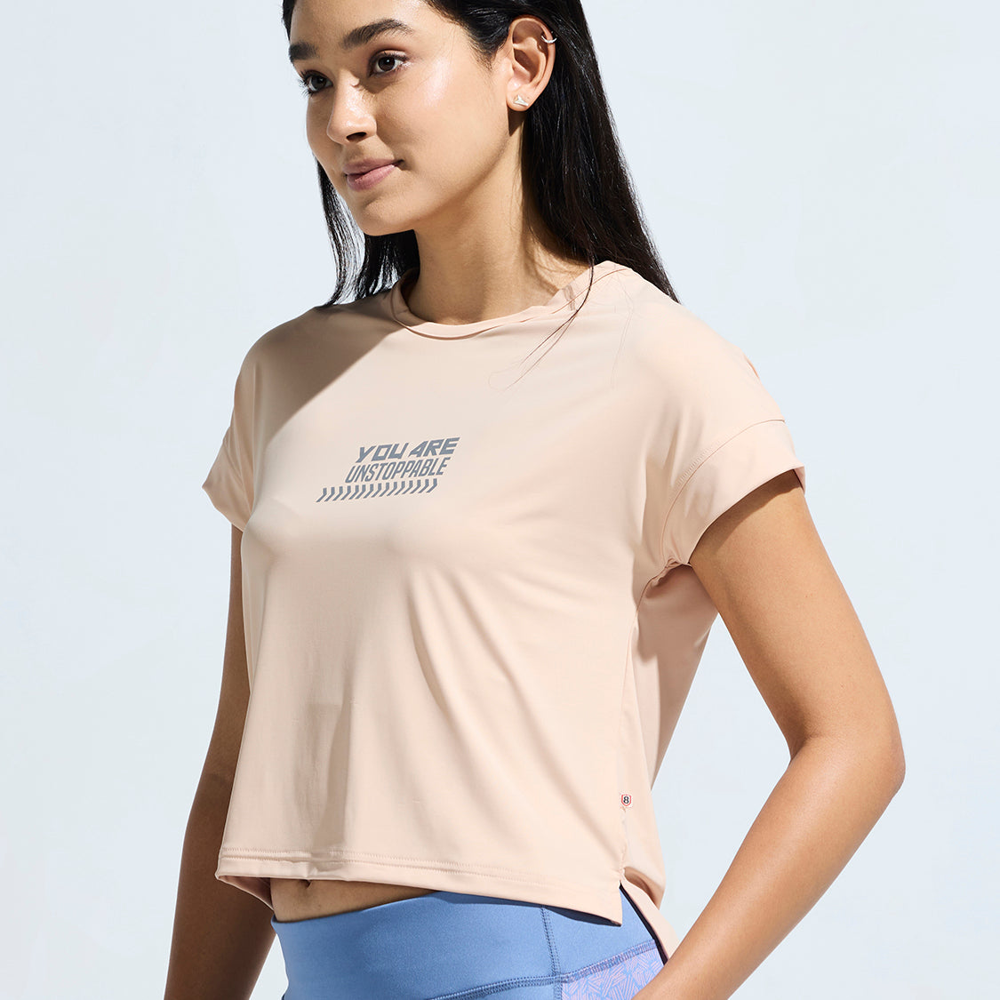 Women's High Low Graphic Print T-Shirt