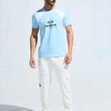 Men’s  Round Neck Cotton Cut & Sew Graphic Printed T Shirt