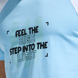Men’s  Round Neck Cotton Cut & Sew Graphic Printed T Shirt