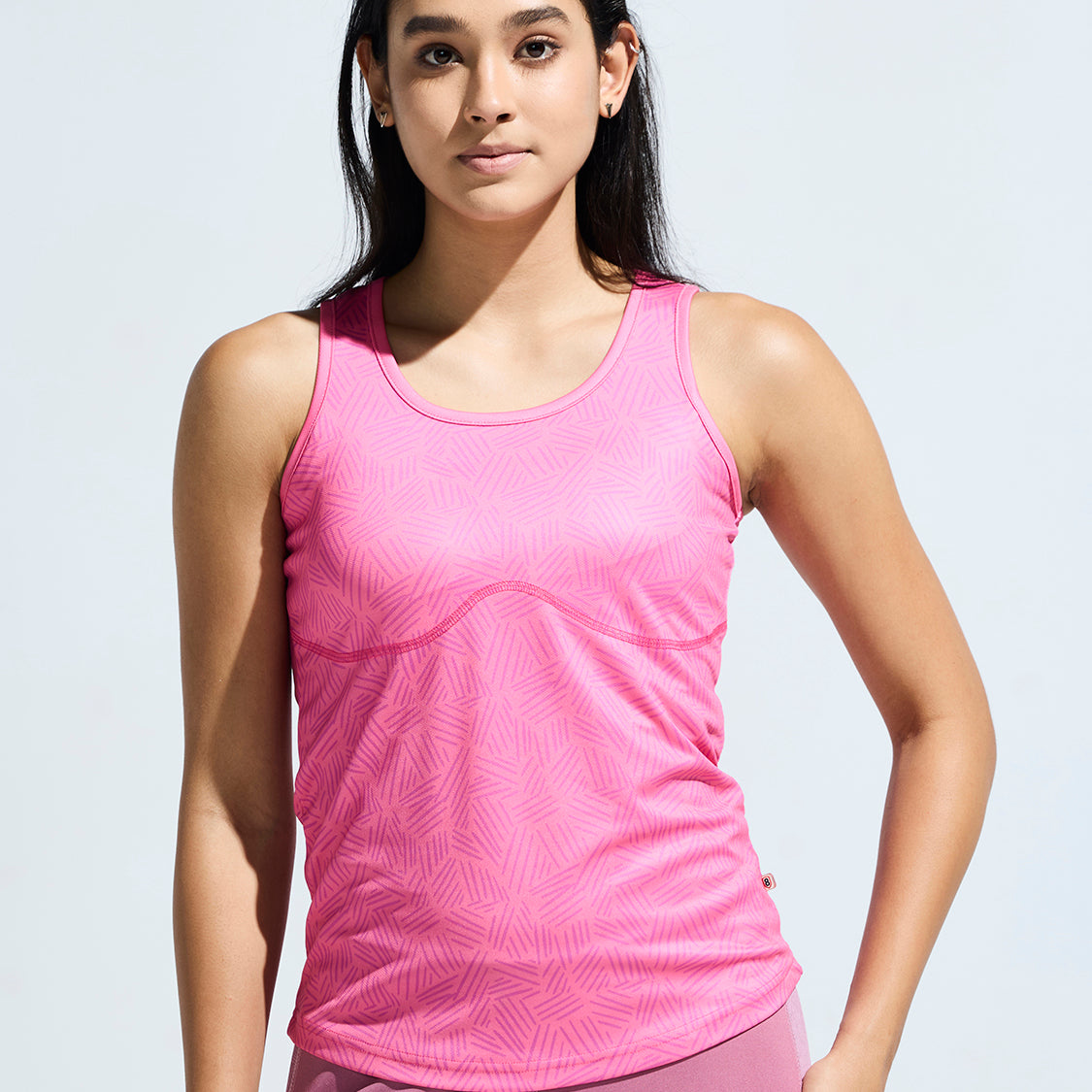 Women's Razor Back Printed Tank Top