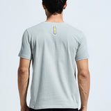 Men’s  Round Neck Cotton Cut & Sew Graphic Printed T Shirt