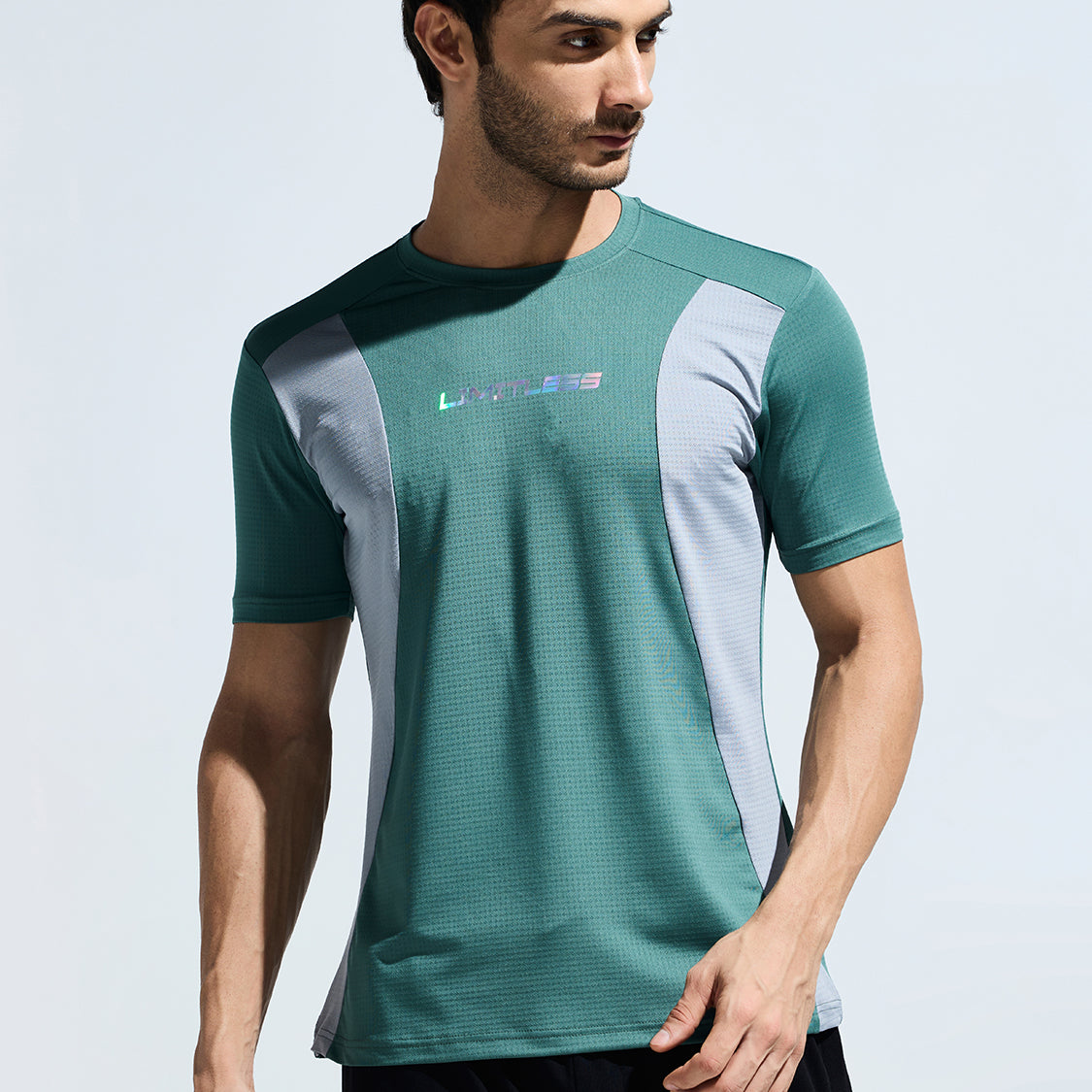 Men's Cut And Sew Hologram T-Shirt