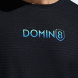Men's Pintuck T Shirt With  Multi Reflector Print On Chest