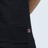 Men's Pintuck T Shirt With  Multi Reflector Print On Chest