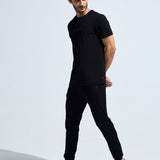 Men's Round Neck Multi reflector Logo T-Shirt