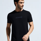 Men's Round Neck Multi reflector Logo T-Shirt